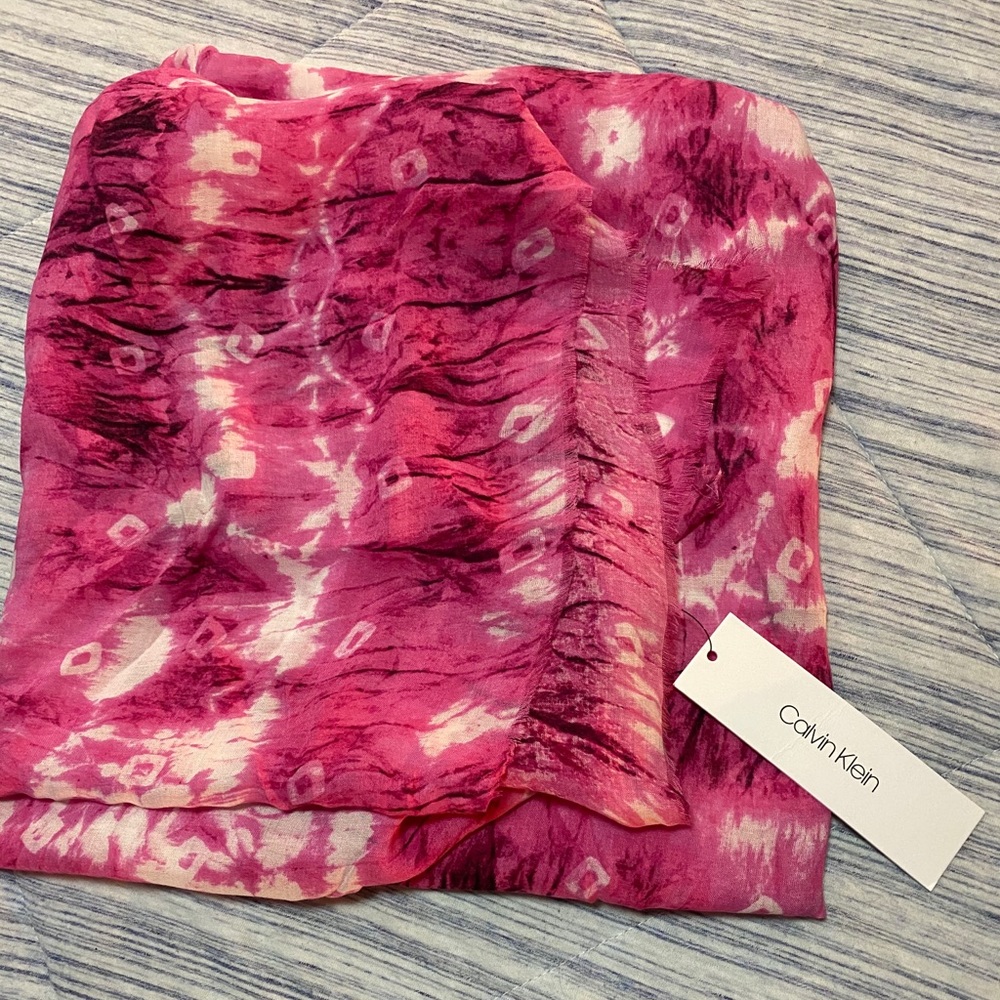 Calvin Klein scarf and coverup